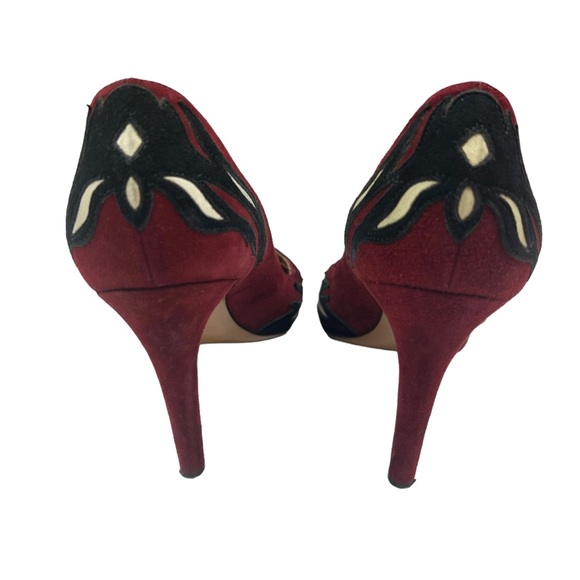 Isabel Marant Kylie Suede Flower Applique Heels *Read* - Picture 9 of 14